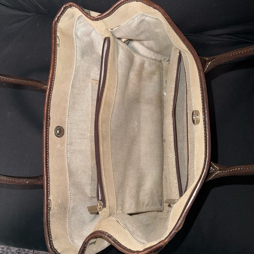 Elegant Brown Leather Men's Briefcase